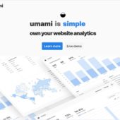Googleアナリティクス代替として開発されたオープンソースの自己ホスト型Web分析ツール・「umami」