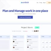 チーム向けのワークスペースを提供するシンプルなプロジェクト管理ツール・「Undesk」