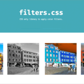 CSSで画像に磨りガラスのパネルを重ねたり、フィルター効果を適用するだけのシンプルなライブラリ -filters.css