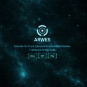 未来SFっぽいUIを構築できるWebアプリ向けのUIフレームワーク・「Arwes」