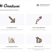 全てオープンソースで公開されている、Web制作に使えるシンプルなツール集・「Omatsuri」
