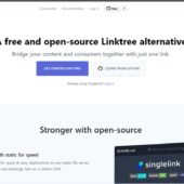 オープンソースとしても公開されているLinktree代替サービス・「Singlelink」