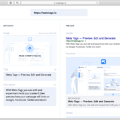 metaタグに記述するソーシャルメディアや検索用のコードをまとめて簡単に生成できるオンラインツール -Meta Tags