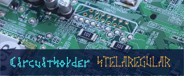 好きな人にはたまらない！商用利用無料、電子回路を模したフリーフォントと星座を模したフリーフォント