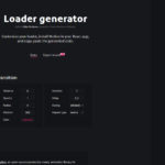 Reactアプリ向けのローダーを作れるWebアプリ・「Loader generator」