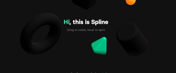 Web用の3Dモデルを作成する為のデザインツール・「Spline」