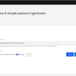 セキュアでシンプルなオープンソースのパスワードジェネレーター・「passwrd.in」