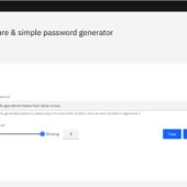 セキュアでシンプルなオープンソースのパスワードジェネレーター・「passwrd.in」