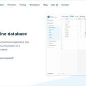 Airtableの代替として開発されたオープンソースのオンラインデータベース・「Baserow」