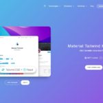 Tailwind.cssとReactベースで構築されたオープンソースのマテリアルデザインUIキット・「Material Tailwind Kit React」