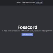 セルフホストでビデオ・ボイス・テキストによるグループチャットができるオープンソースのDiscord代替・「Fosscord」