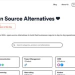 よく使われるビジネスツールのオープンソースな代替アプリを200以上収集している・「Open Source Alternatives」