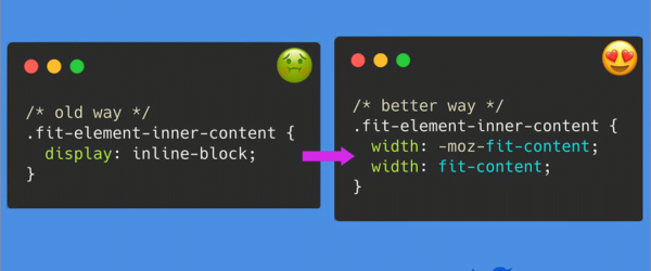 CSSでブロック要素の幅をコンテンツのサイズぴったりにしたい時のこれからの記述方法
