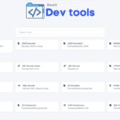 各種デコード/エンコードやコードフォーマット、コンプレッサーやDiffなど開発者向けのシンプルなツールを豊富にそろえたミニツール集・「smallDev tools」
