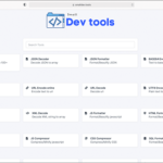 ブックマークしておくと便利！Web制作に役立つさまざまなツールが一箇所で利用できる -SmallDev.tools