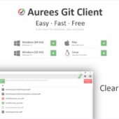 クロスプラットフォーム対応のシンプルなGitクライアント・「Aurees Git Client」