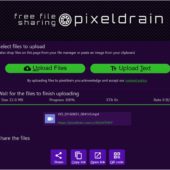 速度と使いやすさを重視した基本無料で使えるファイル共有サービス・「pixeldrain」