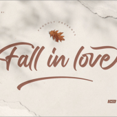 今週末まで有料フォントが無料！大胆で、流麗な筆跡がかっこいいフォント -Fall in love