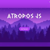 タッチフレンドリーな3Dパララックスを実装する軽量JavaScriptライブラリ・「Atropos」