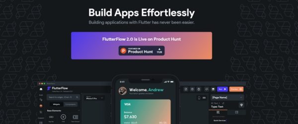 ドラッグ&ドロップなど直感的な操作でFlutterアプリのUIを設計できるオンラインFlutter UI ビルダー・「FlutterFlow」