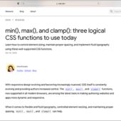 CSSの数学関数min()、max()、clamp()の基本的な使い方