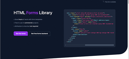 CSSでフォームの実装に悩んだら！ さまざまなフレームワークで実装されたフォームのライブラリ -HeroTofu