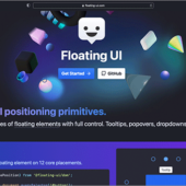 WebサイトのUIにさまざまなフローティング要素を実装するためのJavaScriptのライブラリ -Floating UI