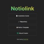 Next.jsとNotion APIで構築されたOSSの短縮リンクツール・「Notiolink」