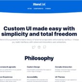 シンプルさとカスタマイズ性の高さでUI設計をサポートするフロントエンドライブラリ・「Xtend UI」
