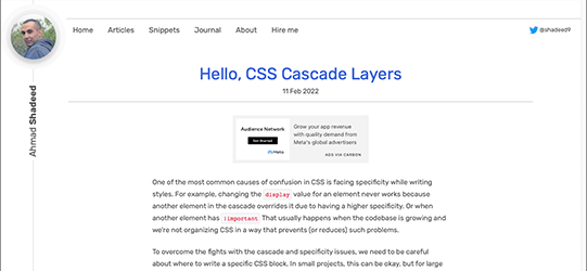 カスケードレイヤー「@layer」でCSSの実装がどう変わるのか、仕組みと基礎知識、さまざまな使用例を徹底解説