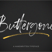 今週末まで有料フォントが無料！ 文字のデザインが楽しめる、ナチュラルな手書き感がかっこいいフォント -Buttergone