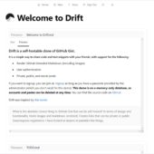 セルフホスト型のオープンソースのGithub Gist代替アプリ・「Drift」