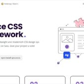 Sassベースの軽量でモダンなオープンソースCSSデザインシステム・「Spruce」