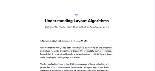 Web制作者はしっかりと理解しておきたい！ CSSにおけるレイアウトアルゴリズムを解説