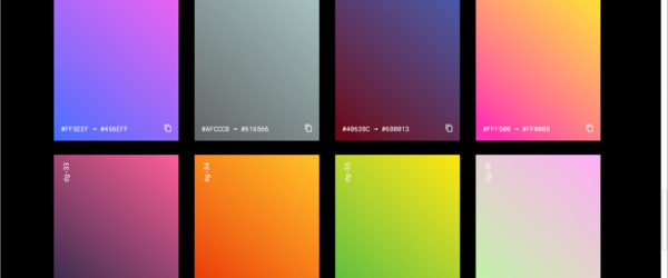 最近のUIデザインで見かける、美しいCSSグラデーションのコードのまとめ -Design Gradients