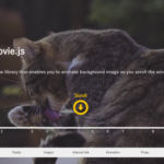 ページスクロールで背景ムービーが動くページが作れる「ScrollMovie」