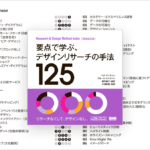 使い勝手のよいUIデザインにはリサーチが欠かせない！ デザインをするために必要なリサーチ・検証方法が網羅された解説書 -要点で学ぶ、デザインリサーチの手法125