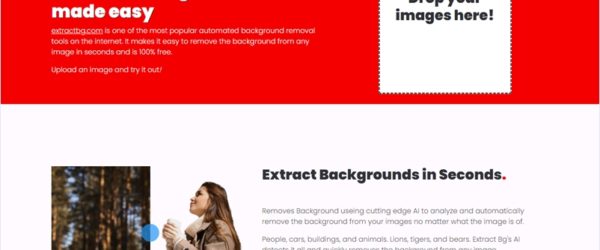 フルサイズでも縮小せずにダウンロードできる画像背景消去ツール・「Extract bg」