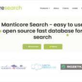 超高速検索にこだわったオープンソースのElasticsearch代替・「Manticore Search」