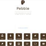 React向けのゆるめのタッチで描かれたオープンソースのアイコンセット・「Pebble」