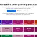 WCAG に準拠した色の組み合わせを簡単に作成できるWebアプリ・「Accessible color palette generator」