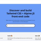 Tailwind.css+ Alpine.jsのコードをプレビューとエディター付きで探せる・「Windl」