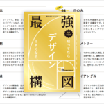 こんなデザイン書は初めて！ 黄金比をはじめ、美しいと言われるさまざまな構図を使ってデザインするテクニックを学べる良書 -最強構図