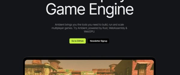 Rustで構築されたオープンソースのマルチプレイヤーゲームエンジン・「Ambient」
