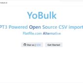 Flatfile.comの代替となるGPT3を利用したオープン ソースのCSVインポーター・「YoBulk」