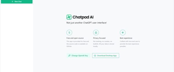 より良いChatGPTのUIを目指す、プライバシーにフォーカスしたOSS・「Chatpad AI」