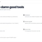 AI系ツールも含まれた、生産性を上げるためのオープンソースのミニツール集・「DamnGood.Tools」