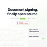 DocuSign代替となるオープンソースのデジタル署名プラットフォーム・「Documenso」