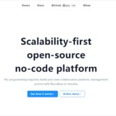 スケーラビリティ・ファーストで設計された、社内ツールを構築するためのオープンソースのノーコードプラットフォーム・「NocoBase」
