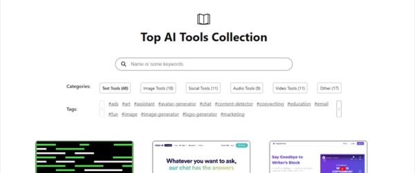 人気のAIアプリを厳選して収集しているAIツールコレクションサイト・「OpenCatalog」